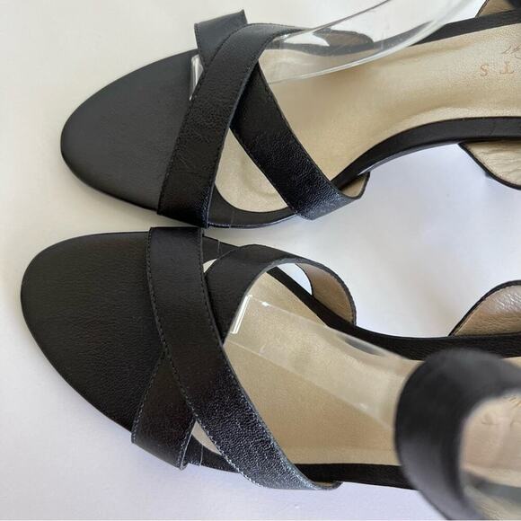 Talbots Black Leather Sandals 8.5 - Picture 7 of 14